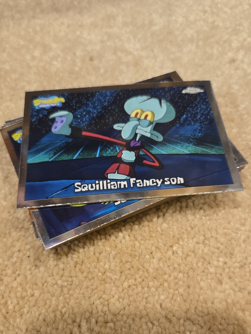 SpongeBob SquarePants 25th Anniversary Topps Card Lot